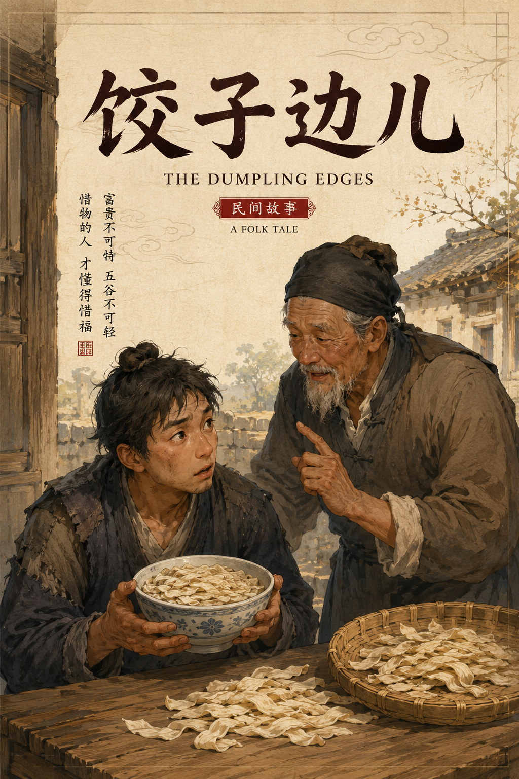 民间故事《餃子邊兒》|The Dumpling Edges 餃子邊兒
